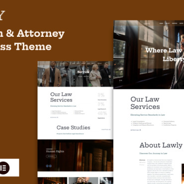 Attorney Barrister WordPress Themes 364527