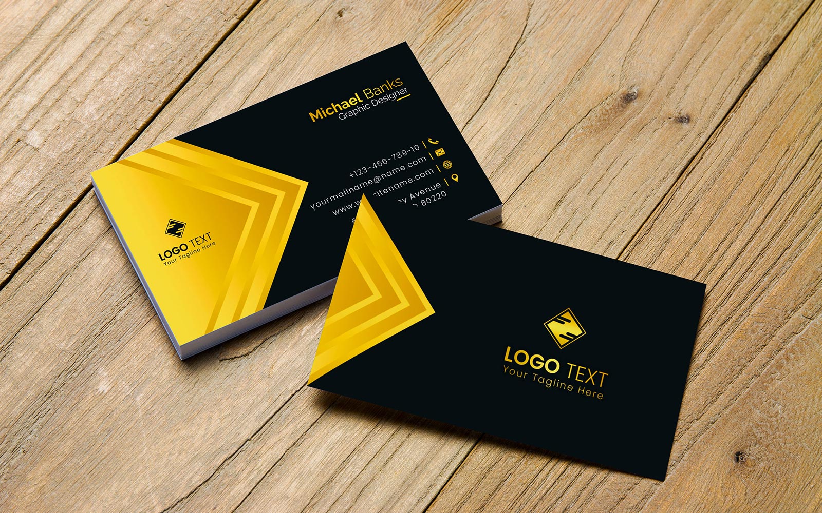 Business Card Templates - Elegant Edge Business Cards