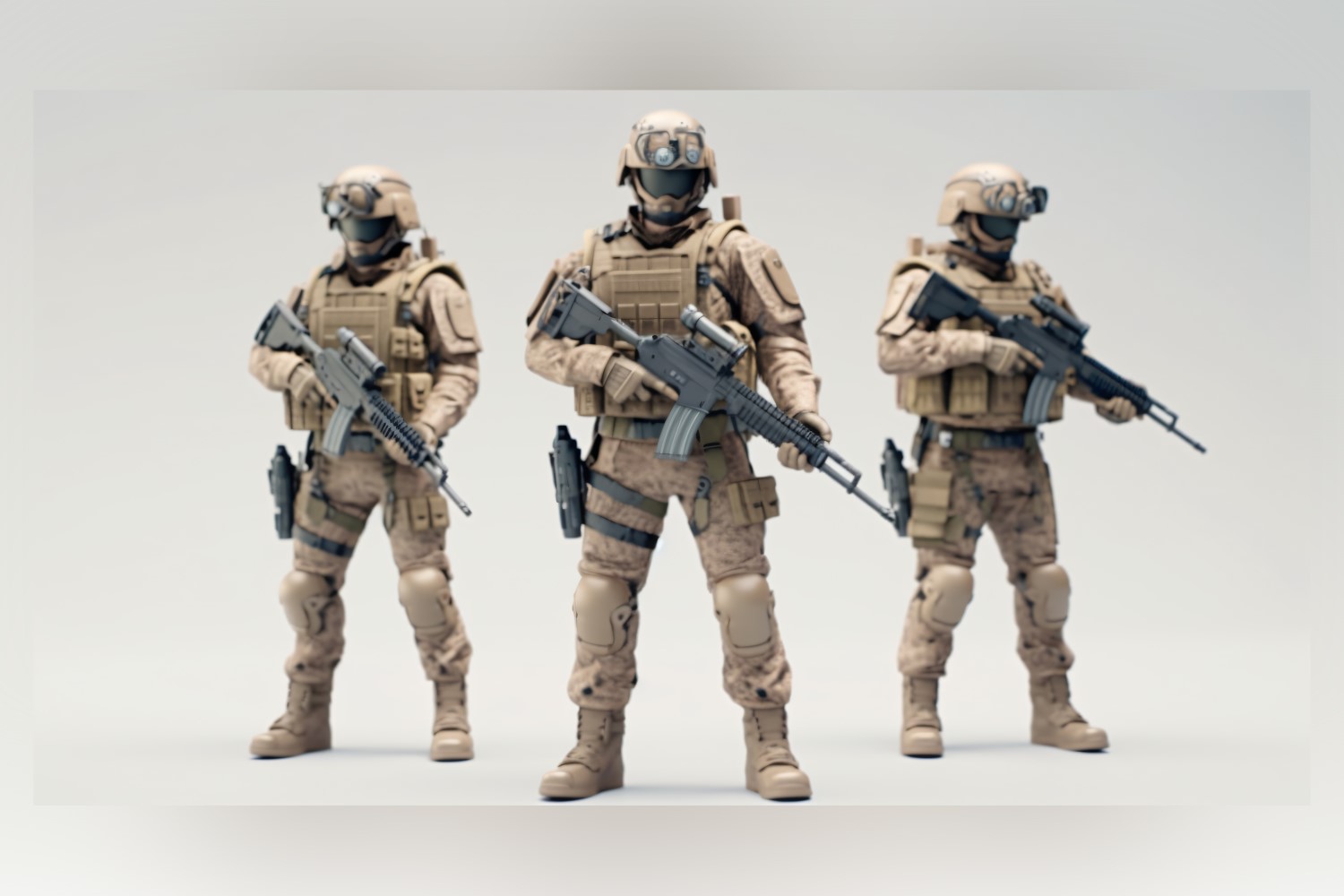 Heavily Armed Military Force 27