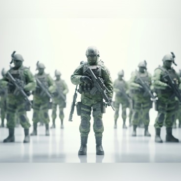 Armed Military Illustrations Templates 364655