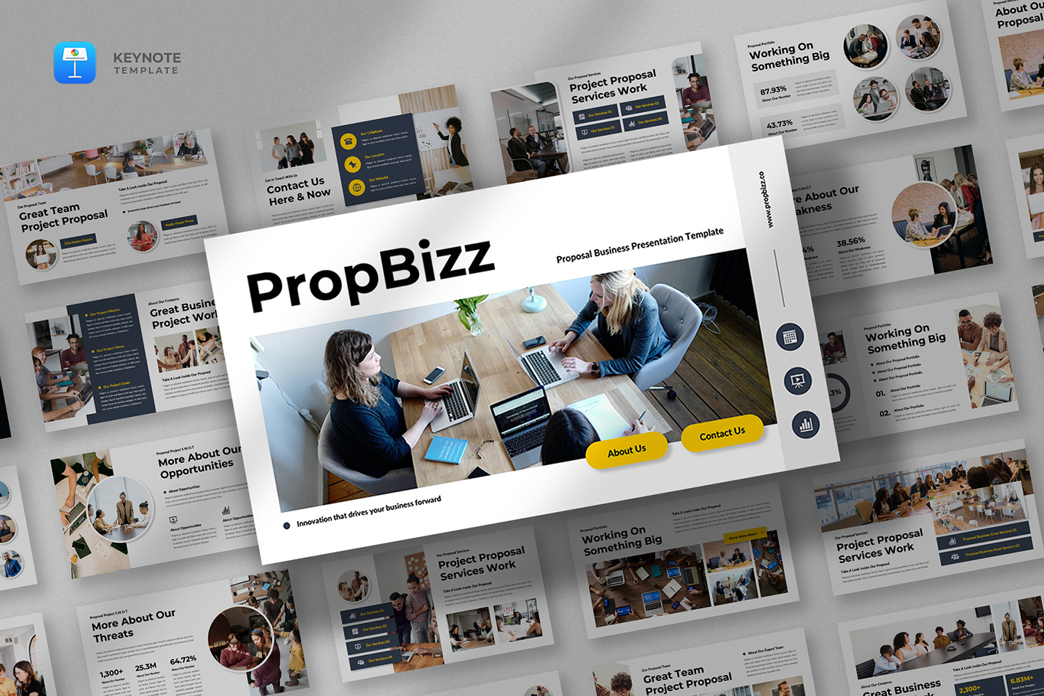 PropBizz - Project Proposal Keynote Template