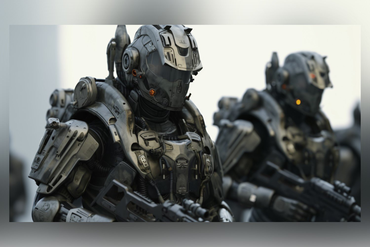 Tri-Bots of Defence Heavily Armed Robot  61