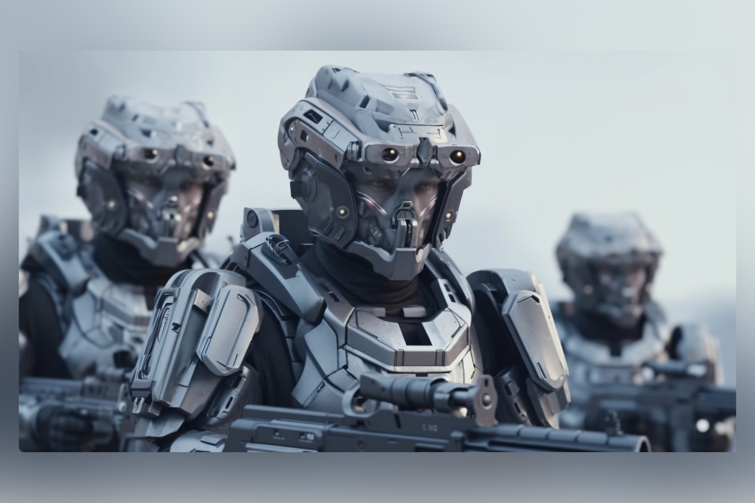 Three Armed Robot Military Ensemble 72