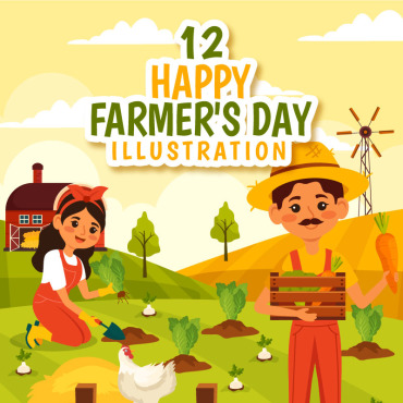 Farm Agriculture Illustrations Templates 364730