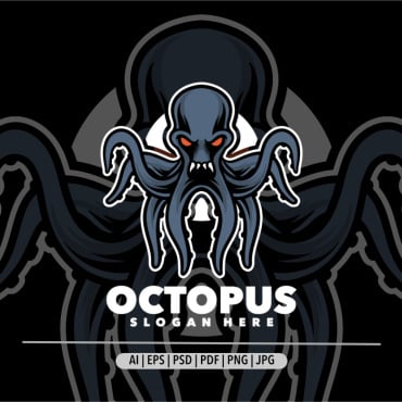 Octopus Sport Logo Templates 364842