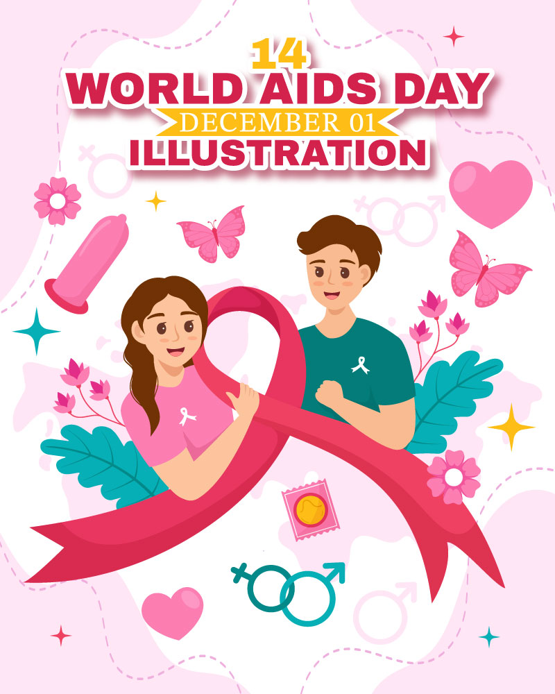 14 World Aids Day Illustration