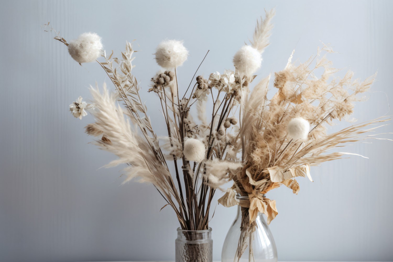 Dried Flowers Still Life White Flora 21