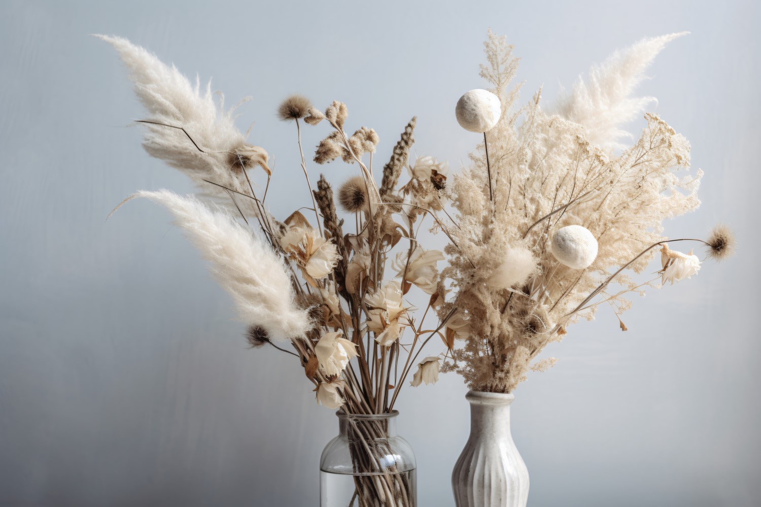 Dried Flowers Still Life White Flora 35