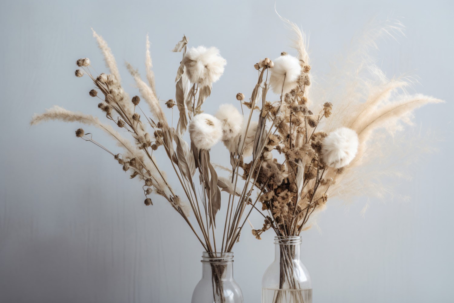 Dried Flowers Still Life White Flora 55