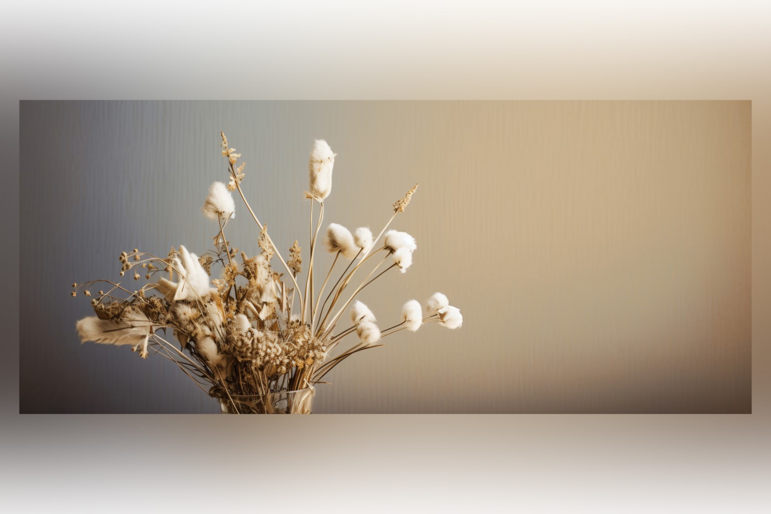 Dried Flowers Still Life White Flora 89