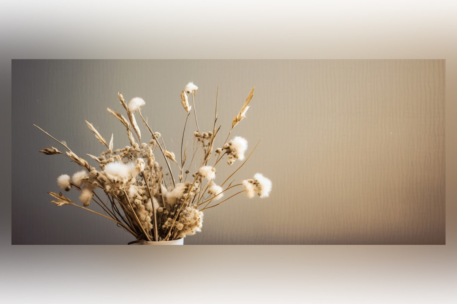 Dried Flowers Still Life White Flora 91