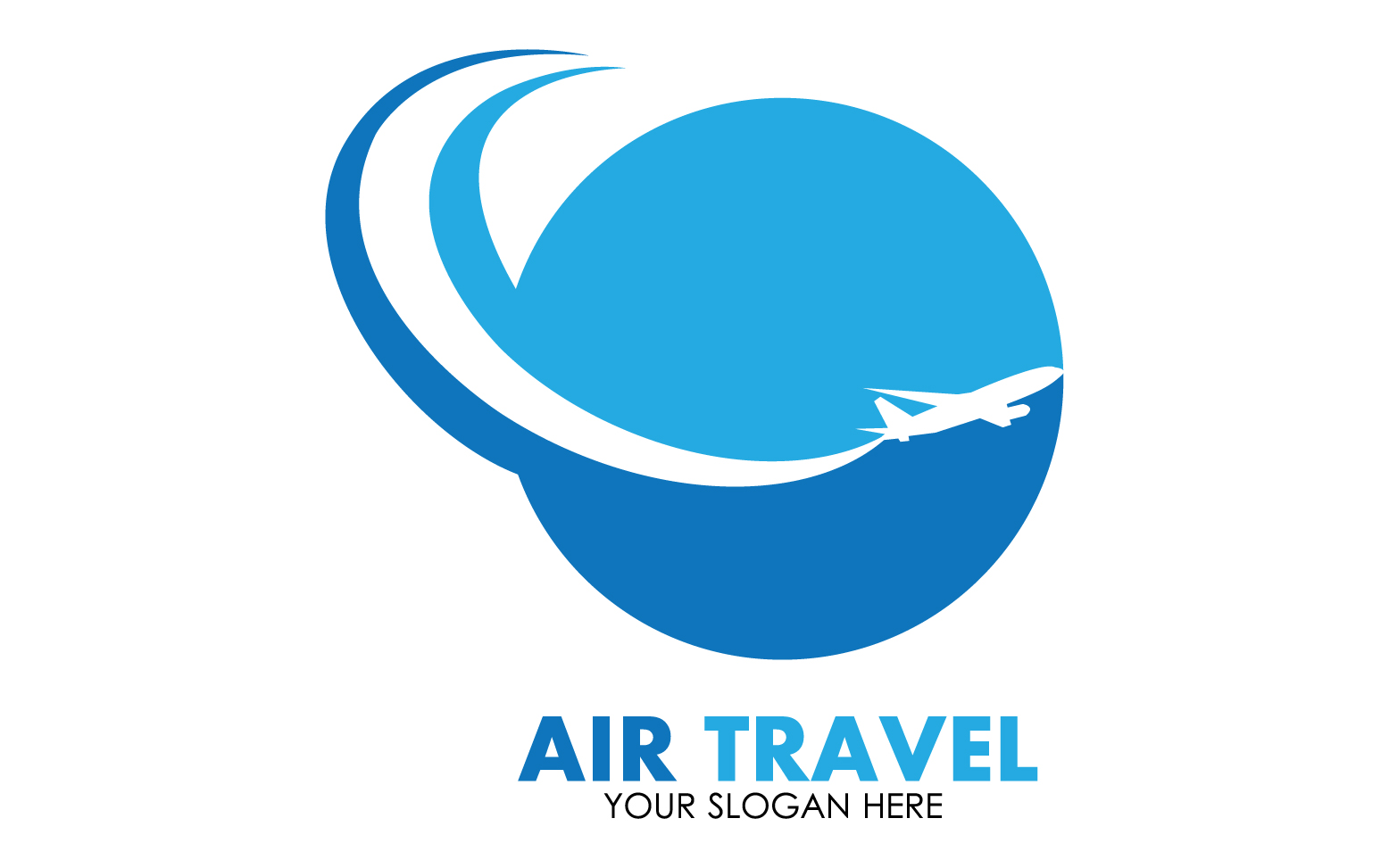 Airplane travel logo template vector v20