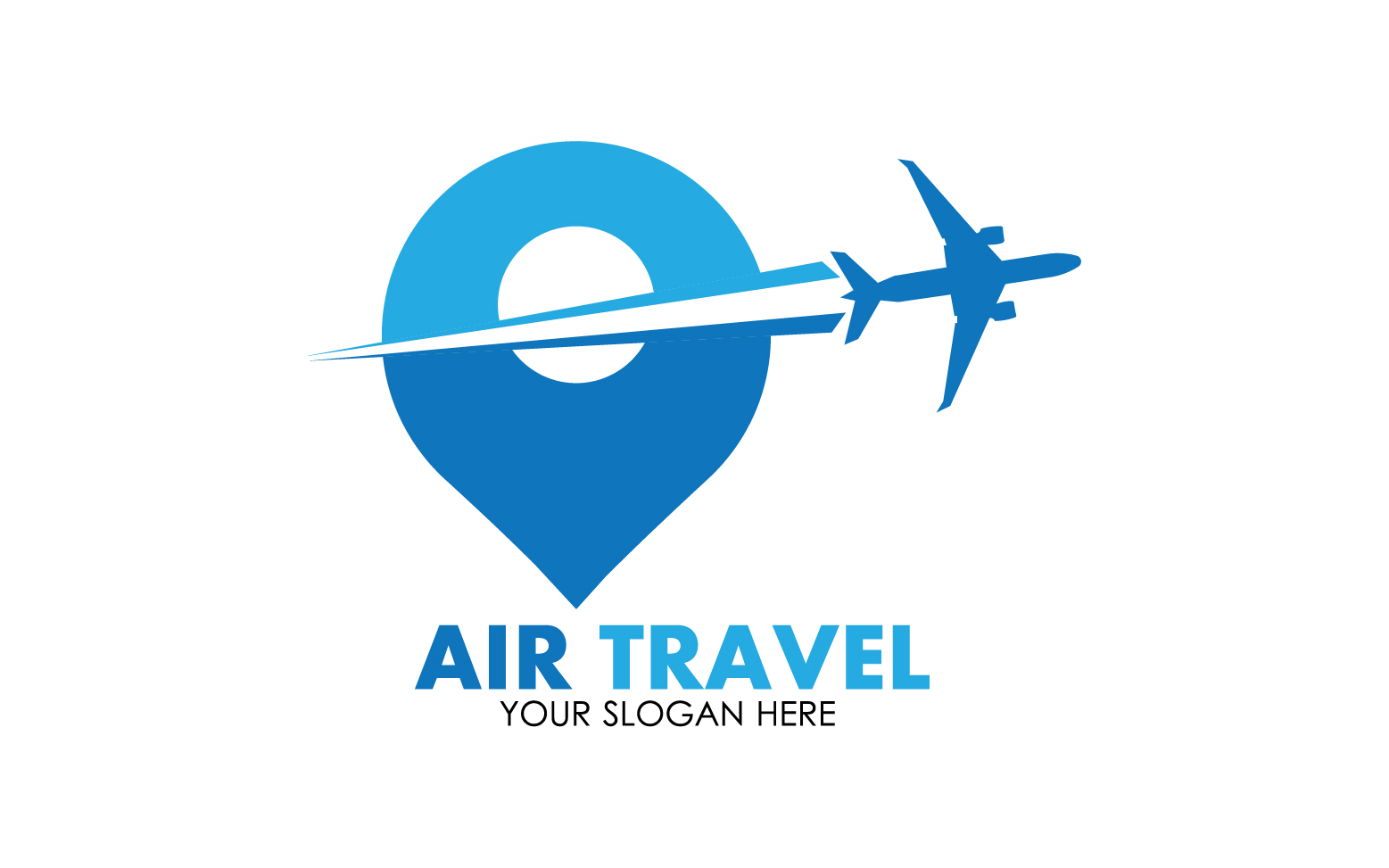 Airplane travel logo template vector v26