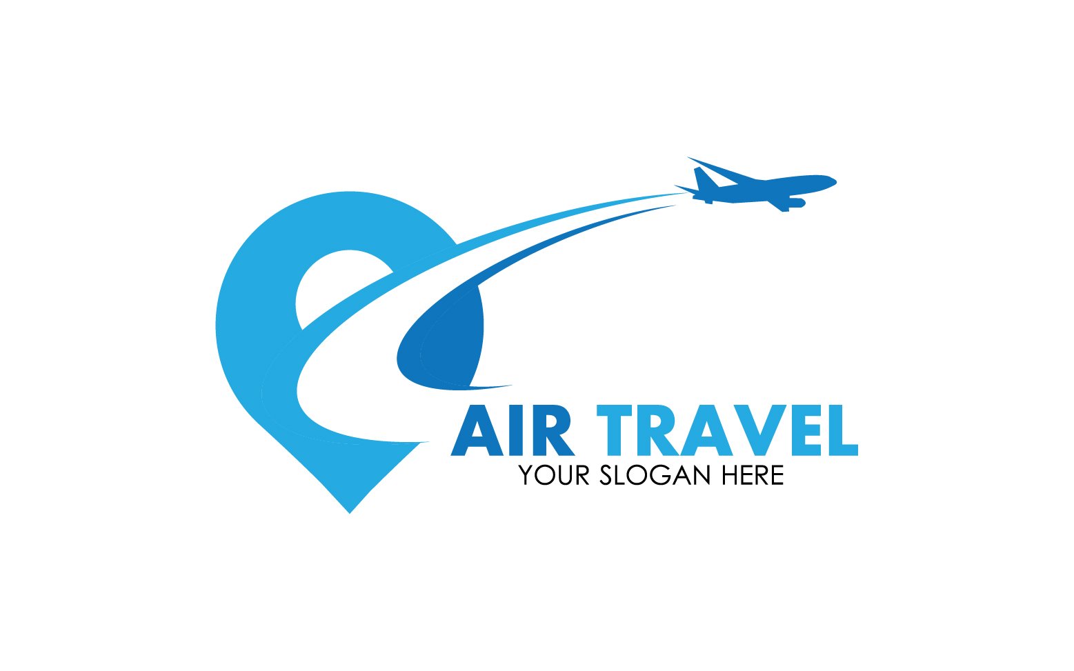Airplane travel logo template vector v32