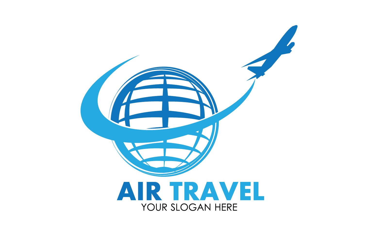 Airplane travel logo template vector v43