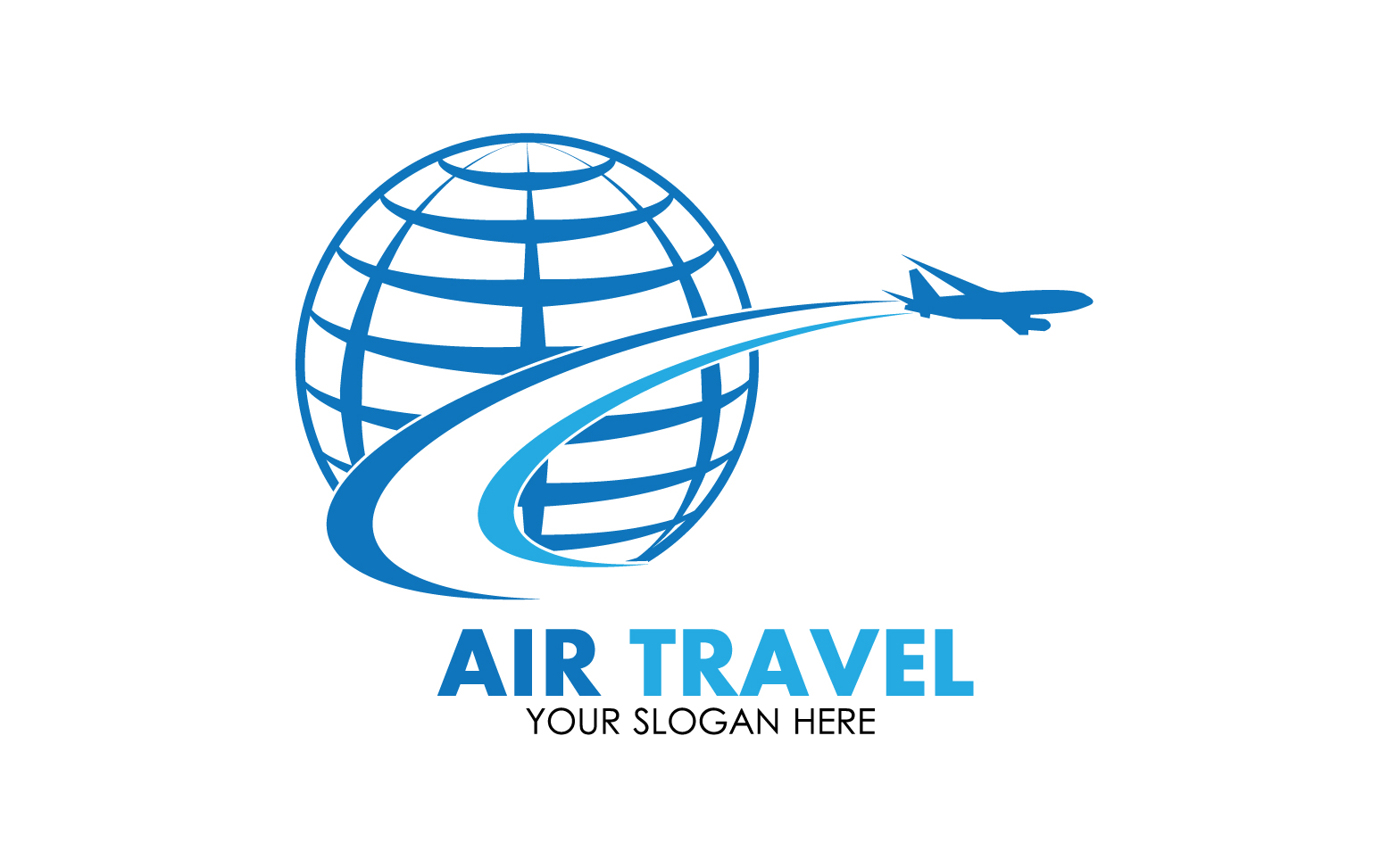 Airplane travel logo template vector v46