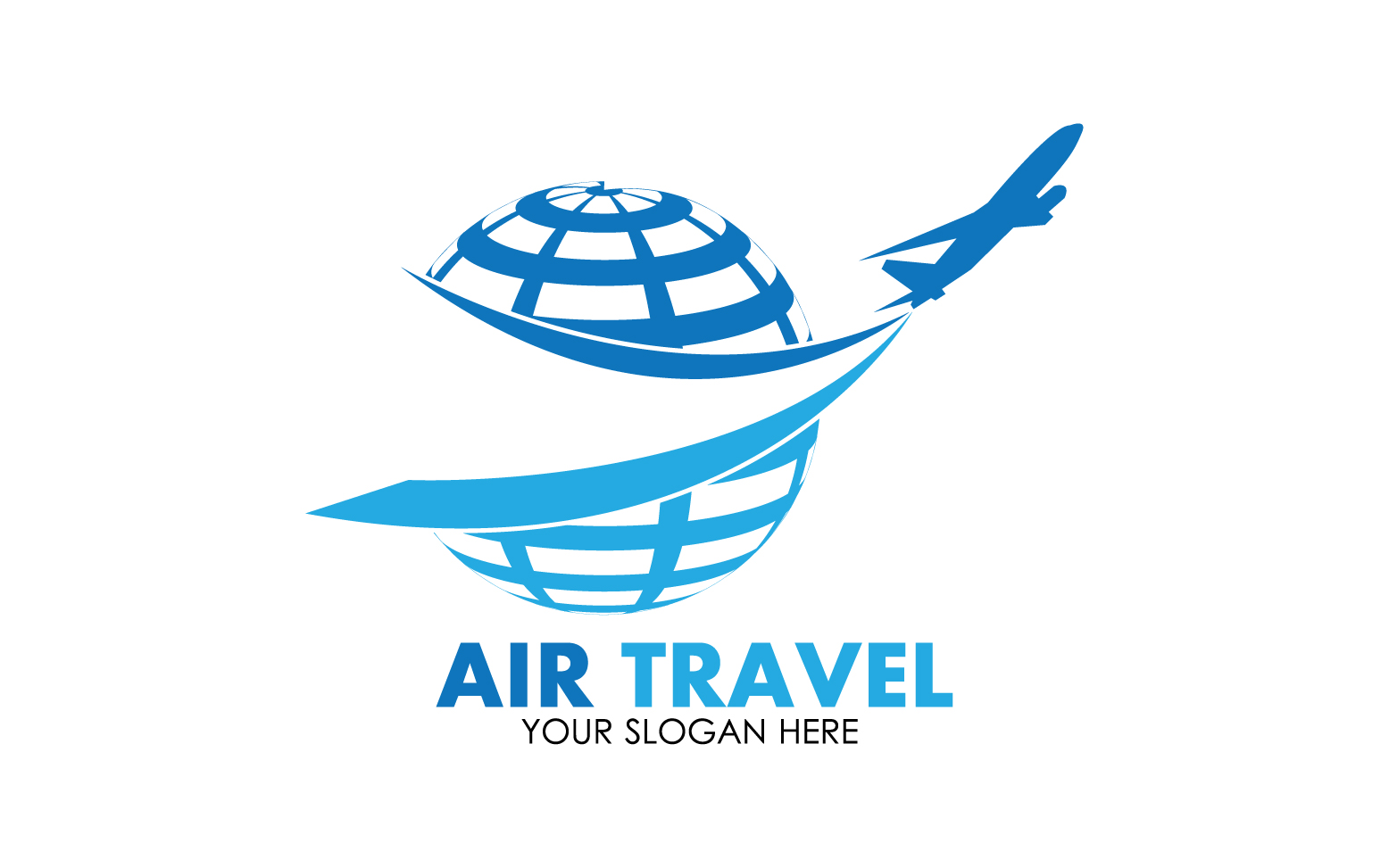 Airplane travel logo template vector v44