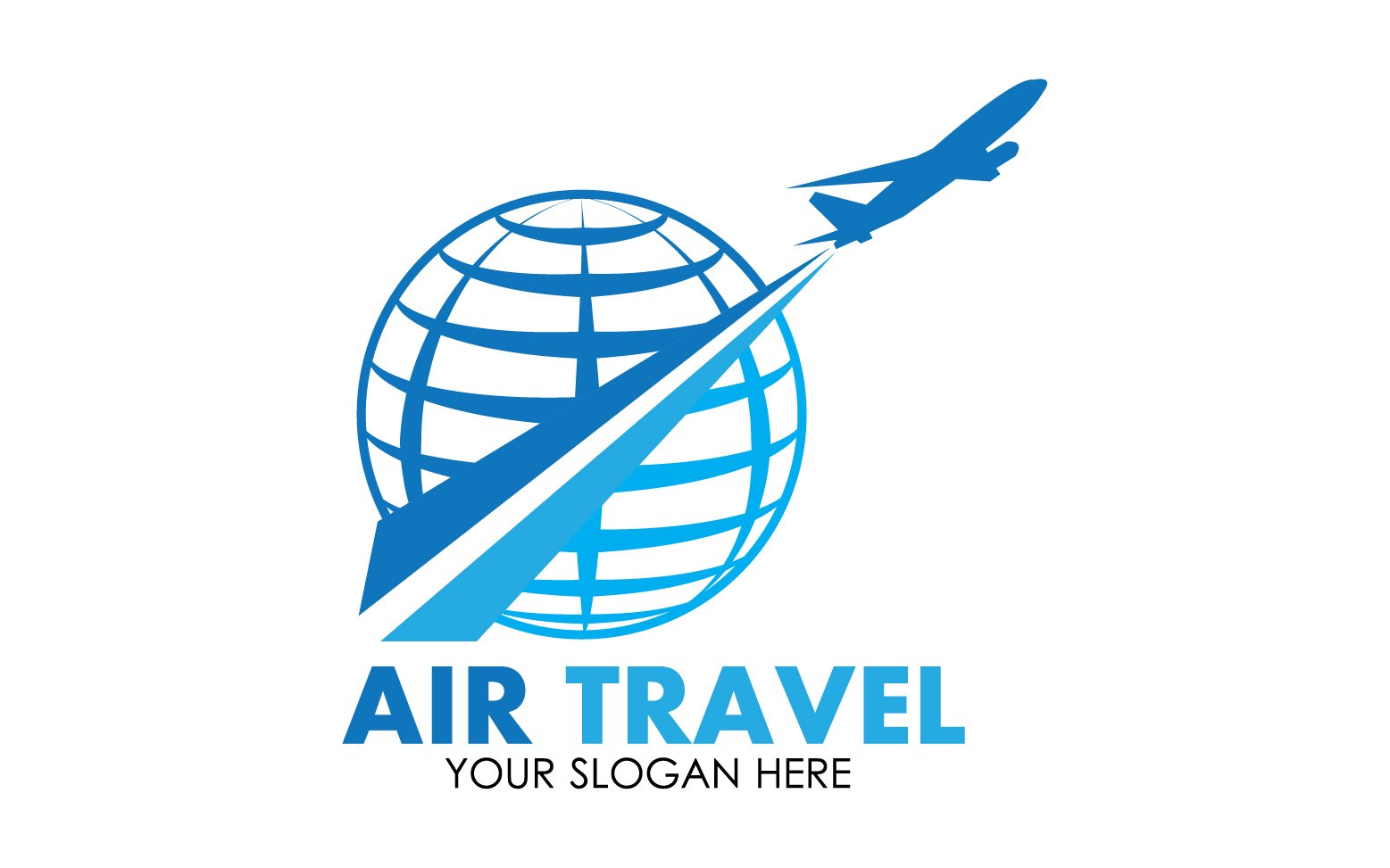 Airplane travel logo template vector v48