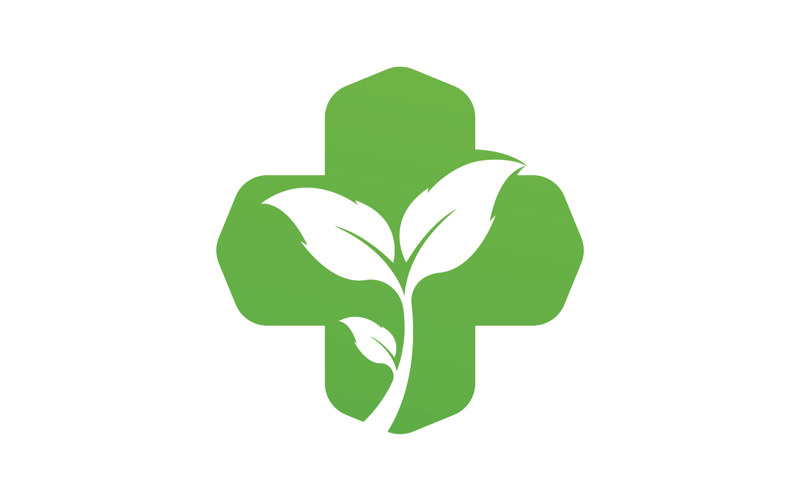 Hospital nature leaf health logo template v11