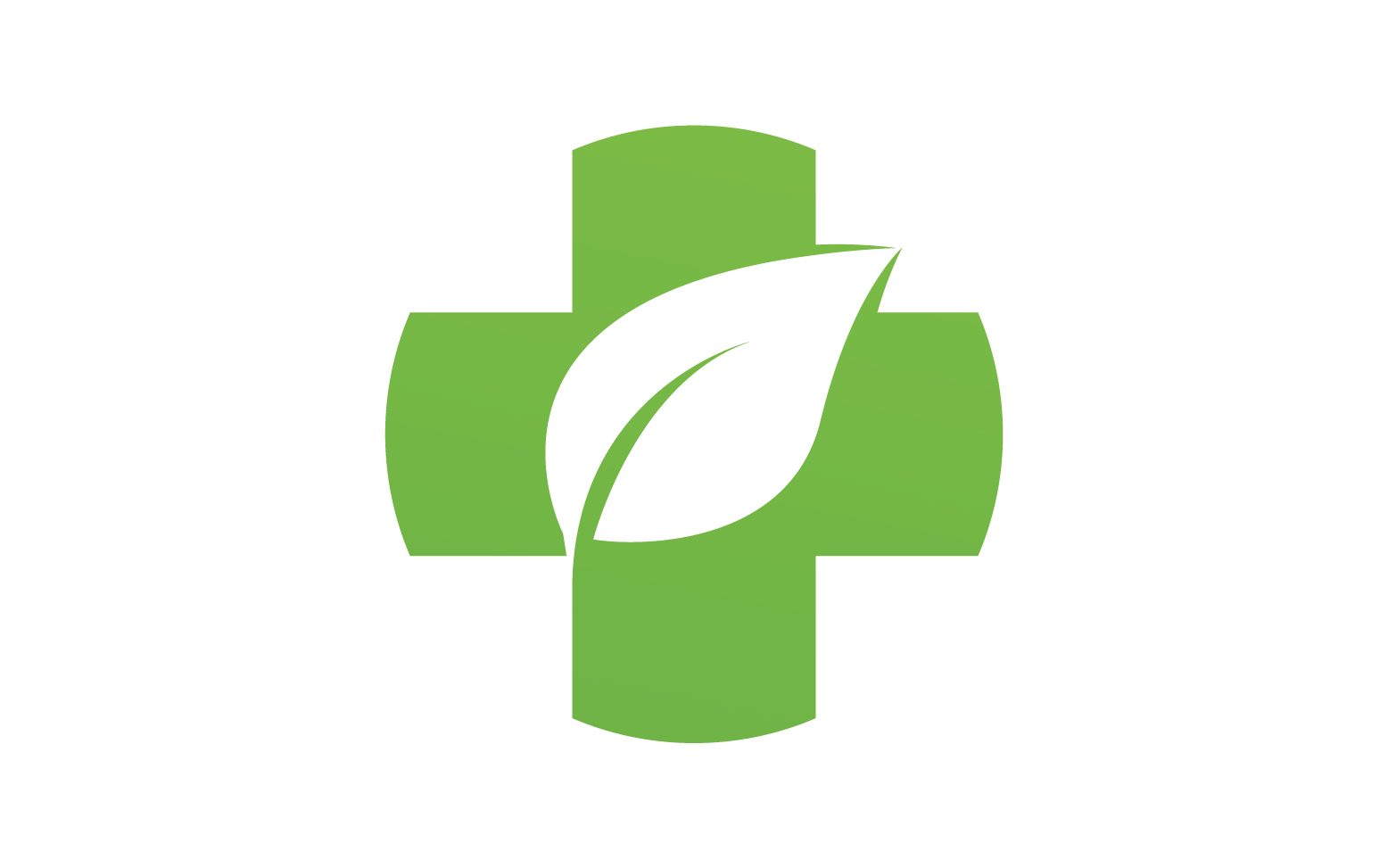 Hospital nature leaf health logo template v15
