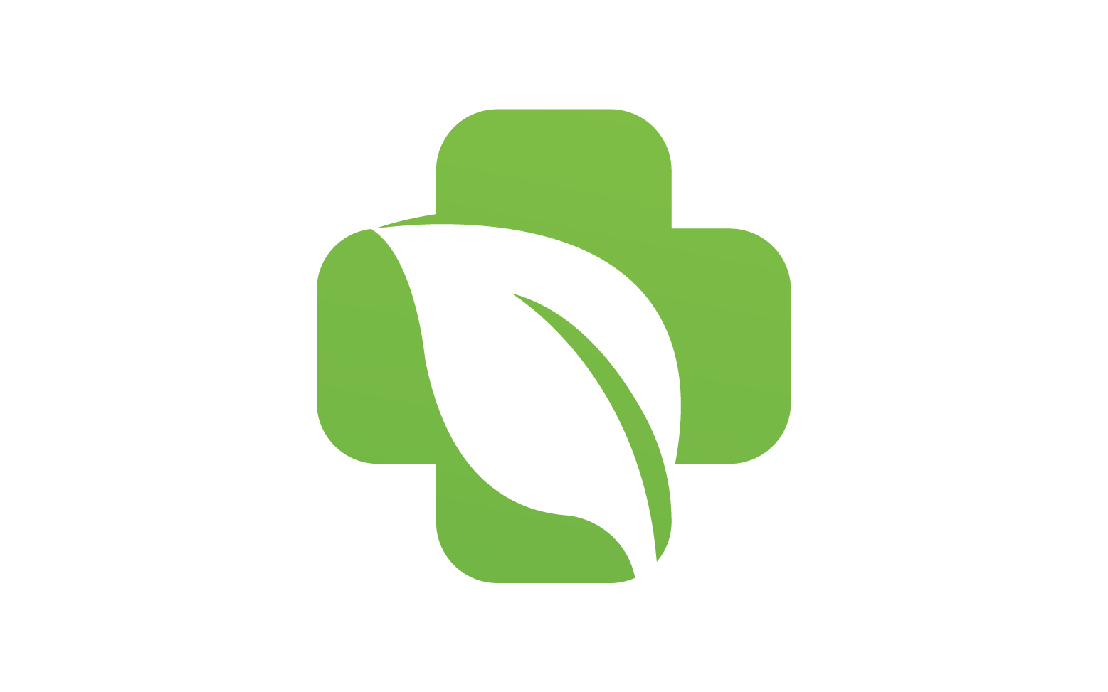 Hospital nature leaf health logo template v16