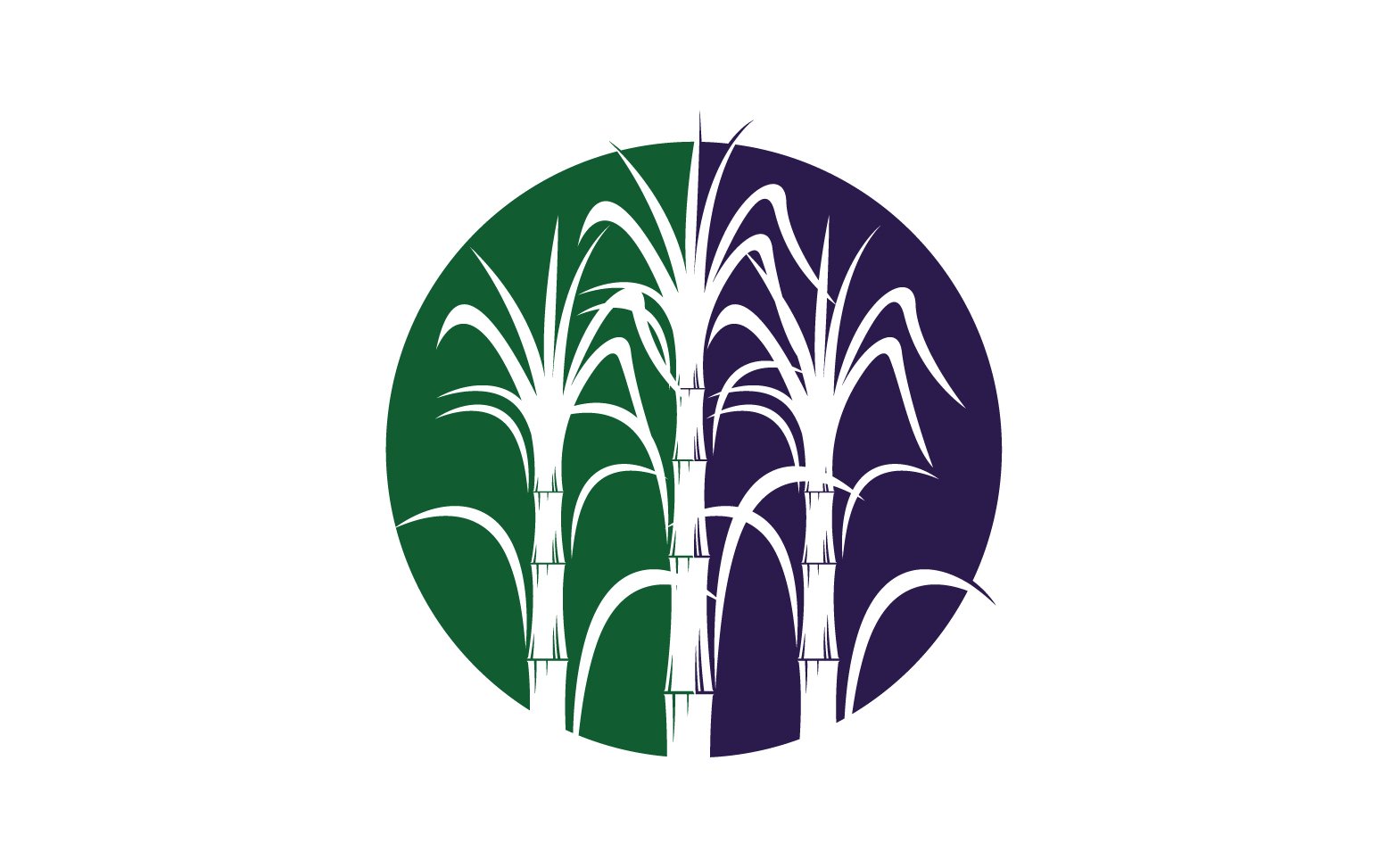 Sugar tree template vector logo v20