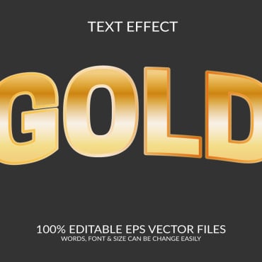 Golden Text Illustrations Templates 365697