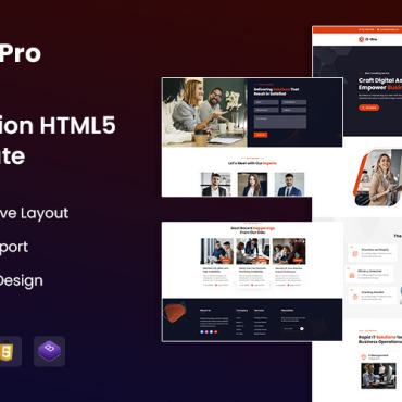 Business Company Responsive Website Templates 365723