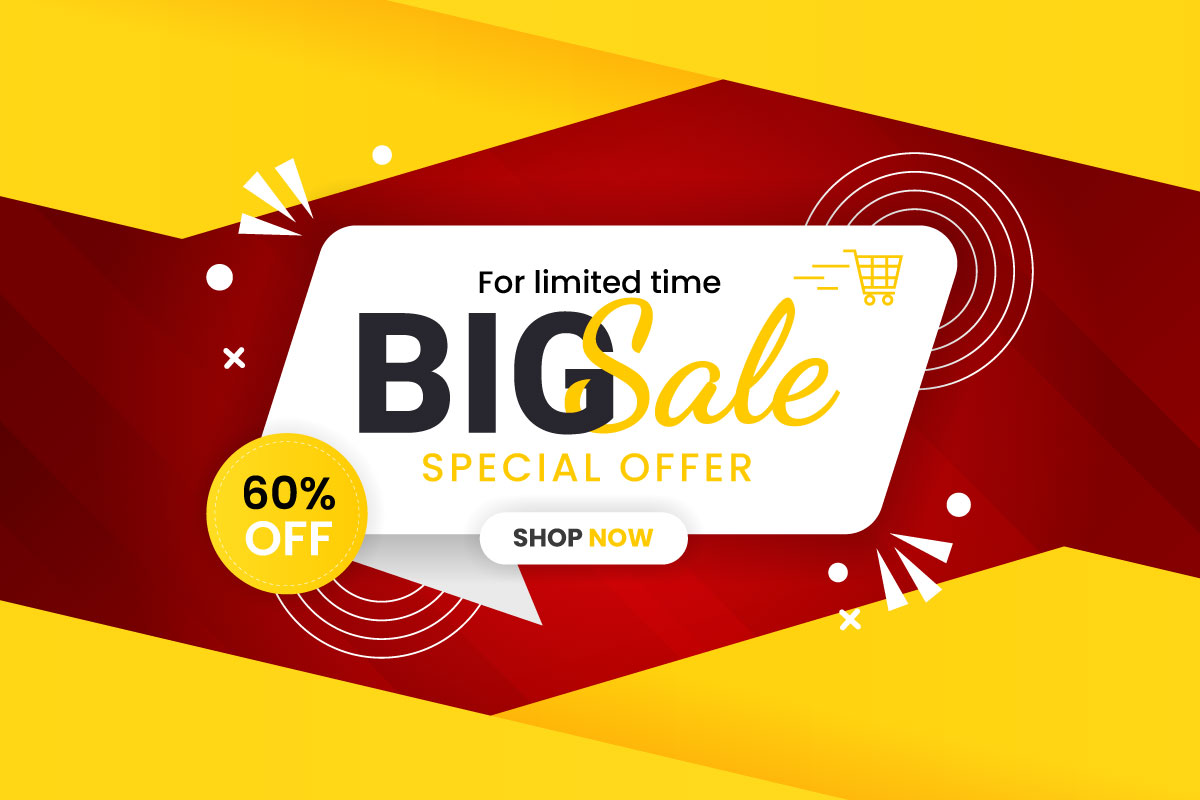 Super sale banner template design Big sales special offer end of season party