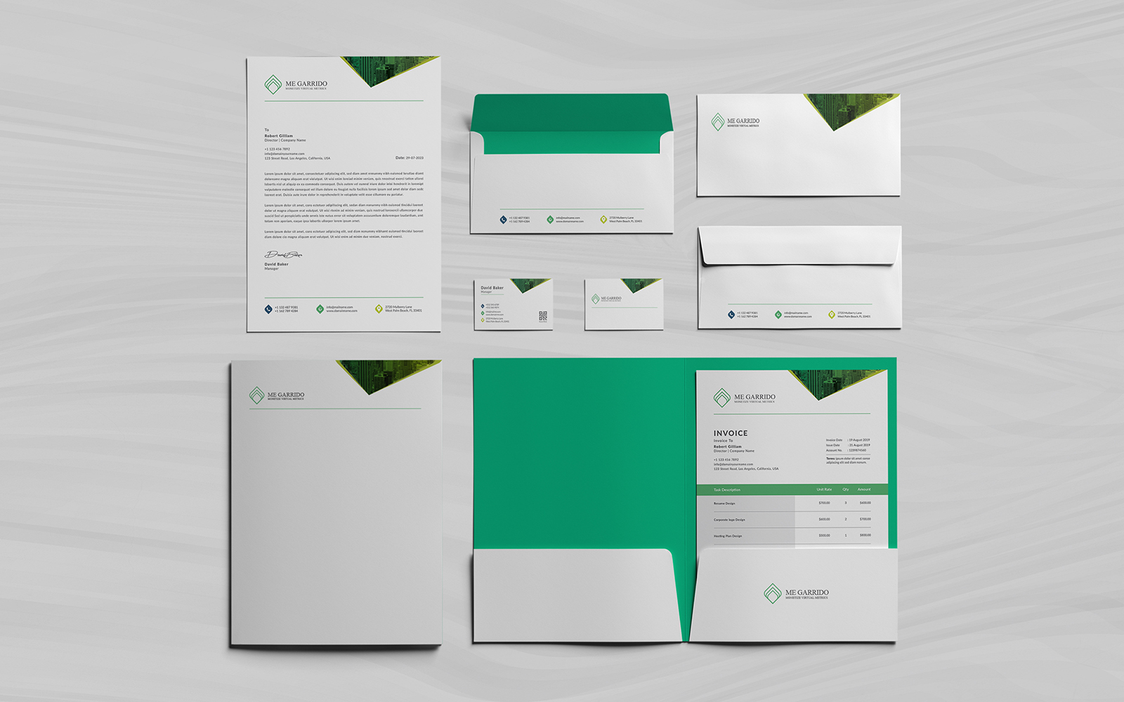 Business Identity Package Canva & Word