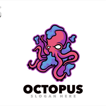 Isolated Tentacle Logo Templates 365757