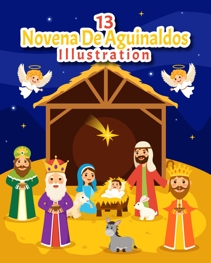 13 Novena De Aguinaldos Illustration