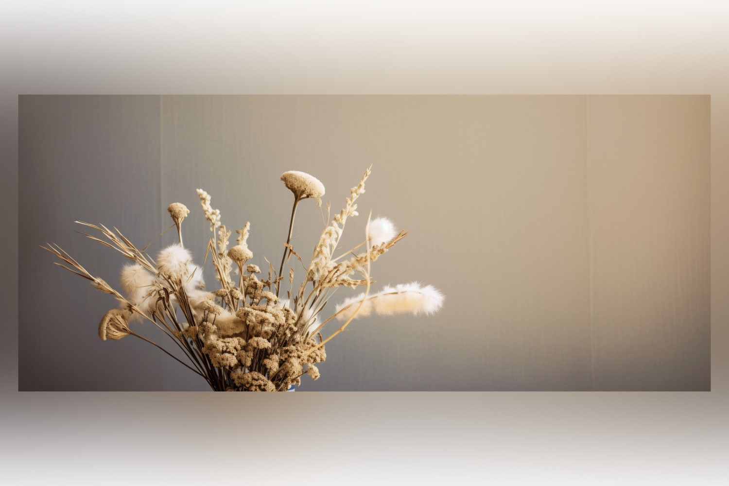 Dried Flowers Still Life White Flora 101