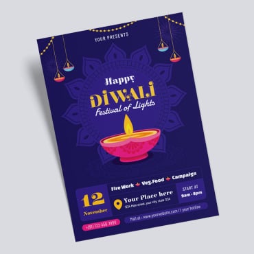Diwali Festival Corporate Identity 365804