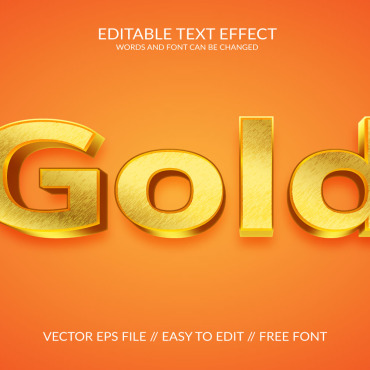 Golden Text Illustrations Templates 365814