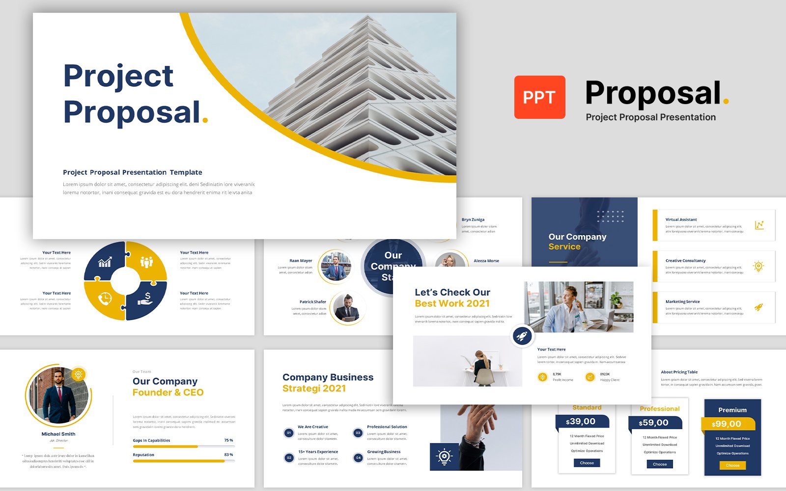 Proposal Business Presentation PowerPoint Template