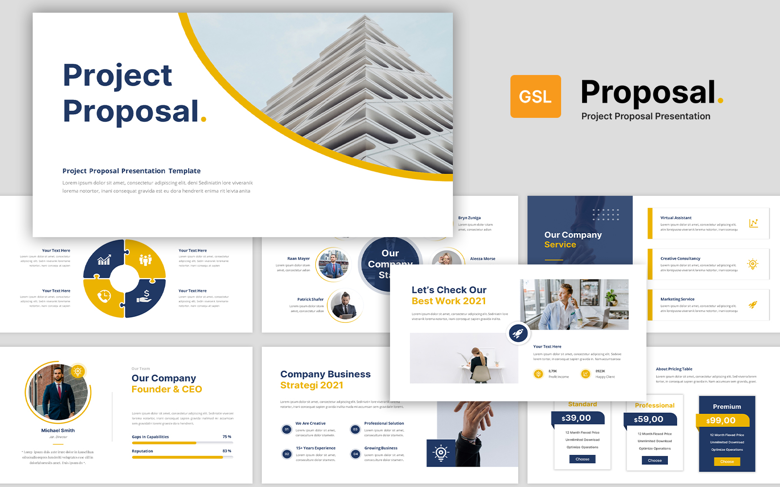 Proposal Business Presentation Google Slides Template