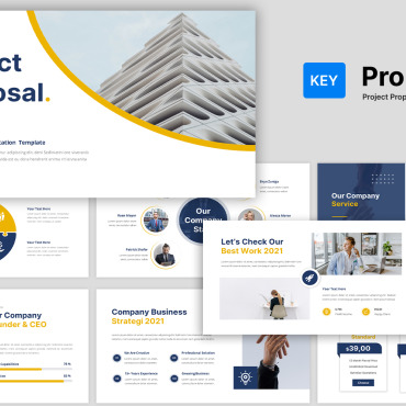 Business Clean Keynote Templates 365861