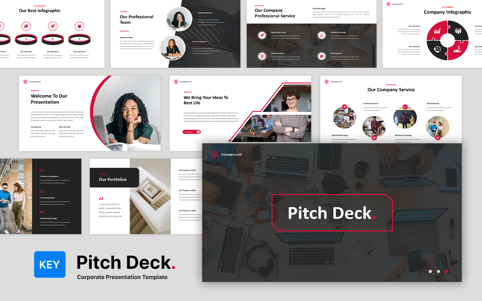 Elegant PitchDeck Business Keynote