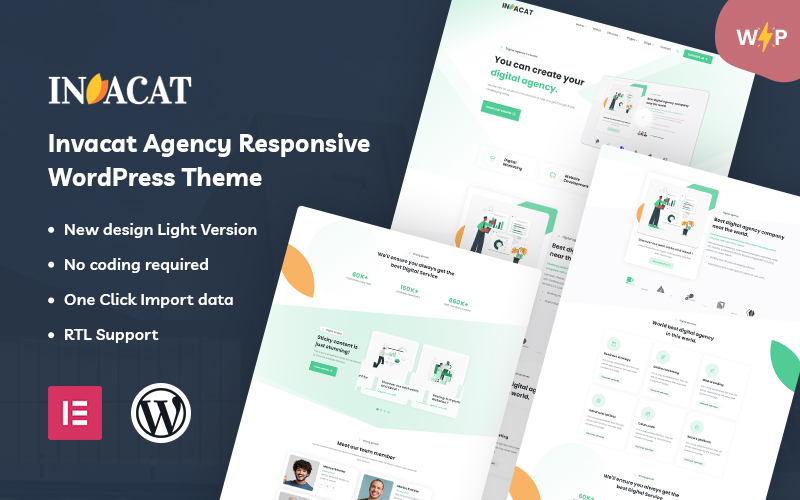 Invacat - Agency WordPress Theme