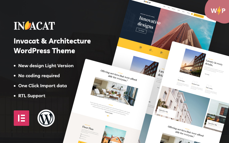 Invacat - Architecture WordPress Theme