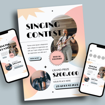 Sing Competition Corporate Identity 365926