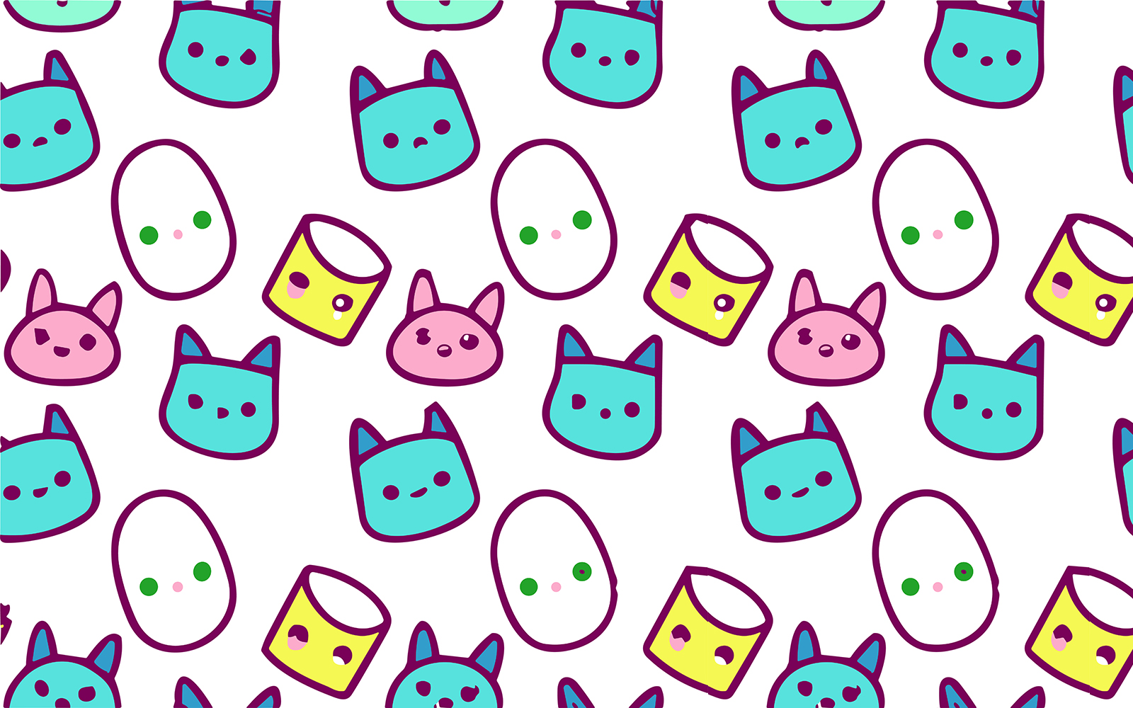 Cute Pattern Illustration Vector #01