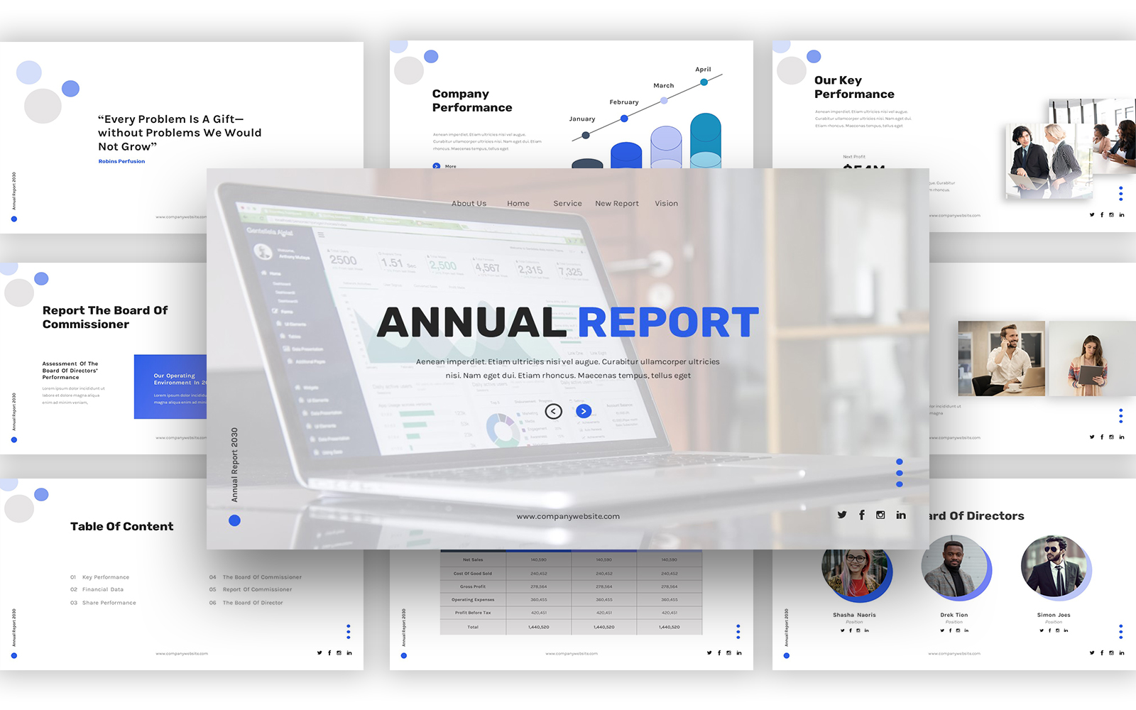 Annual Report & Proposal Keynote Template