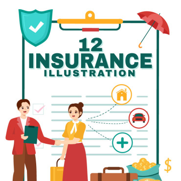 Insurance Business Illustrations Templates 366083