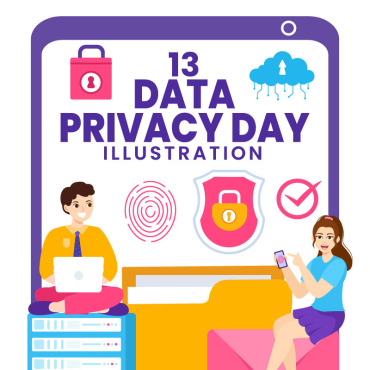 Privacy Day Illustrations Templates 366086