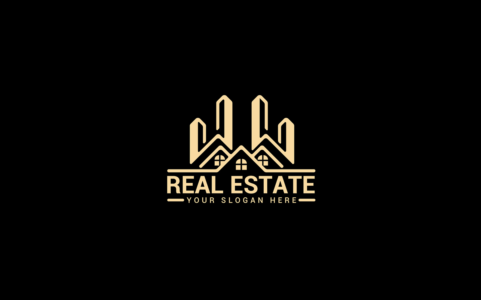 Real Estate 4 Logo Design Template