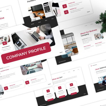 Agency Profile PowerPoint Templates 366196