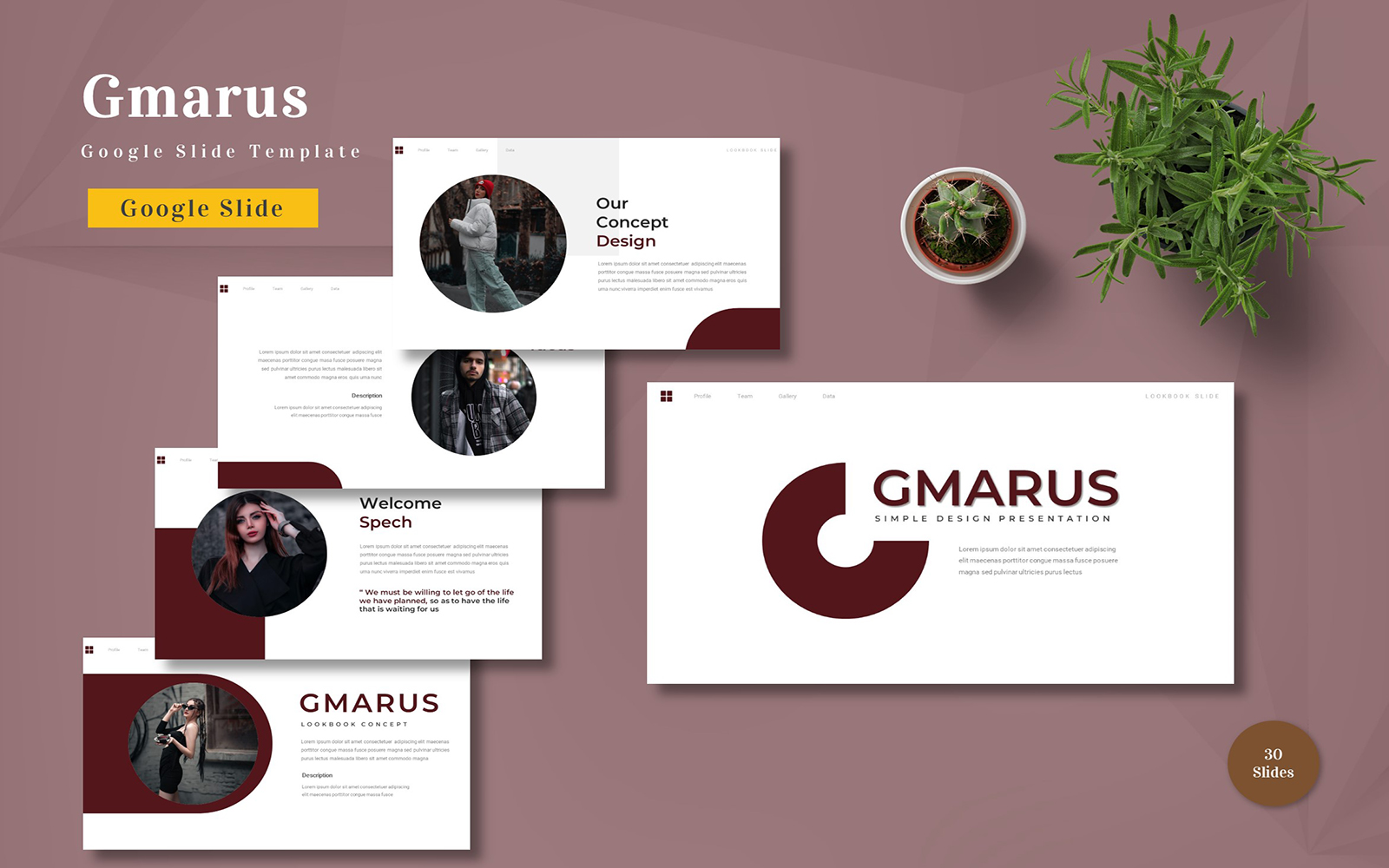 Gmarus - Google Slide Template