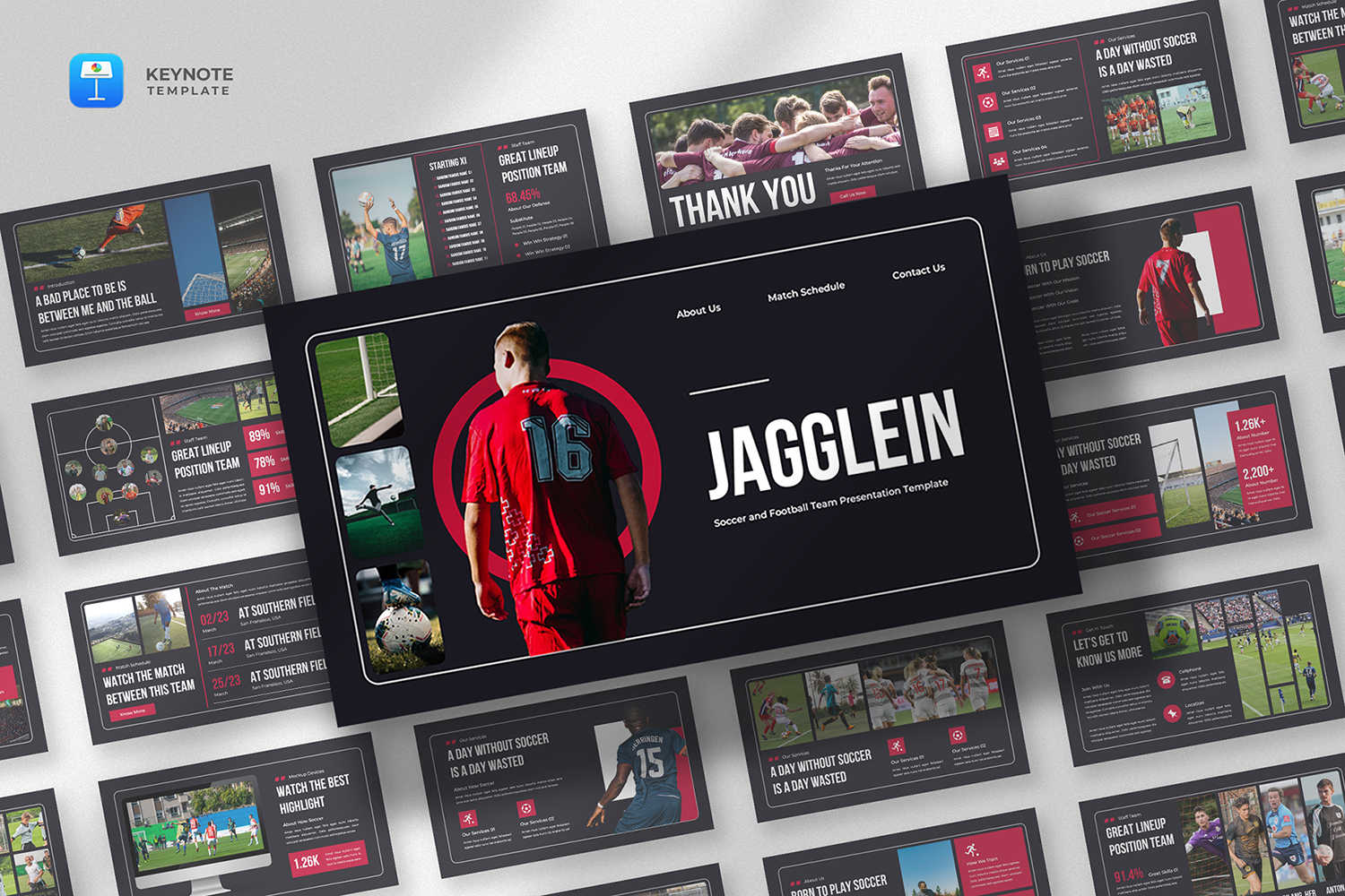 Jagglein - Soccer Football Keynote Template